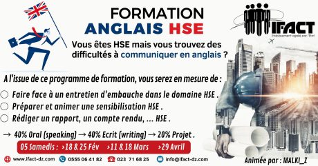 IFACT - Formation Anglais HSE