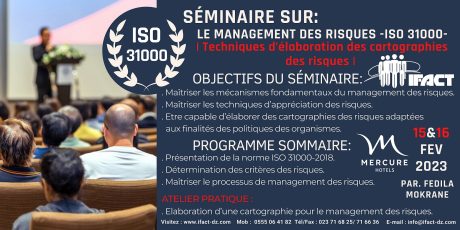 IFACT - SÉMINAIRE SUR LE MANAGEMENT DES RISQUES - ISO 31000