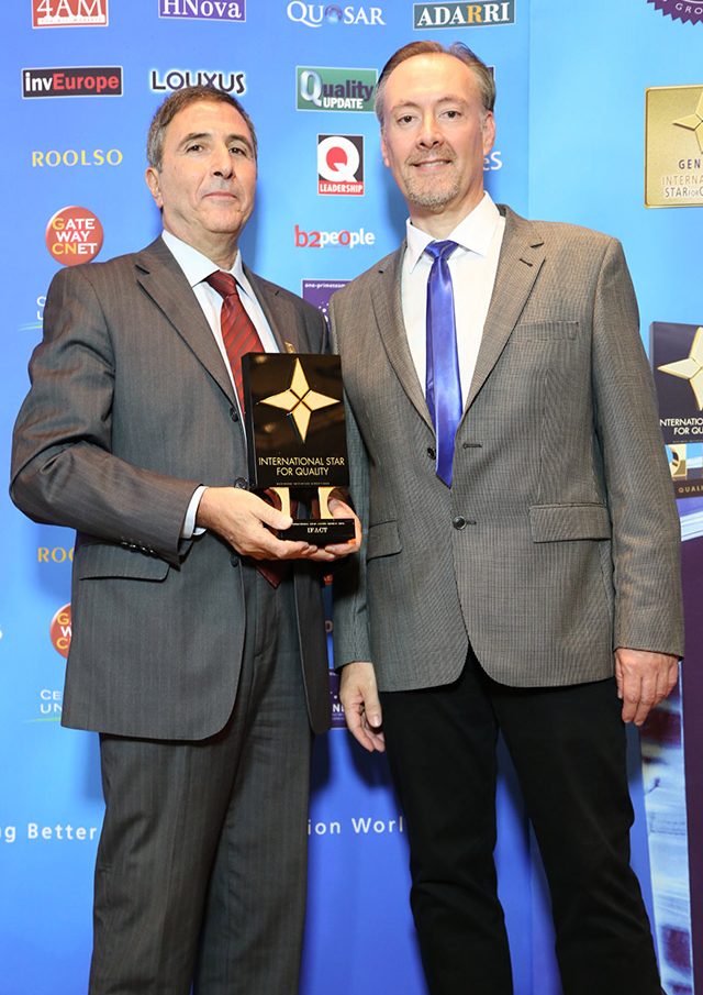 L'IFACT a remporté en 2015 - Genève - le prix « International Star For Leadership in Quality »