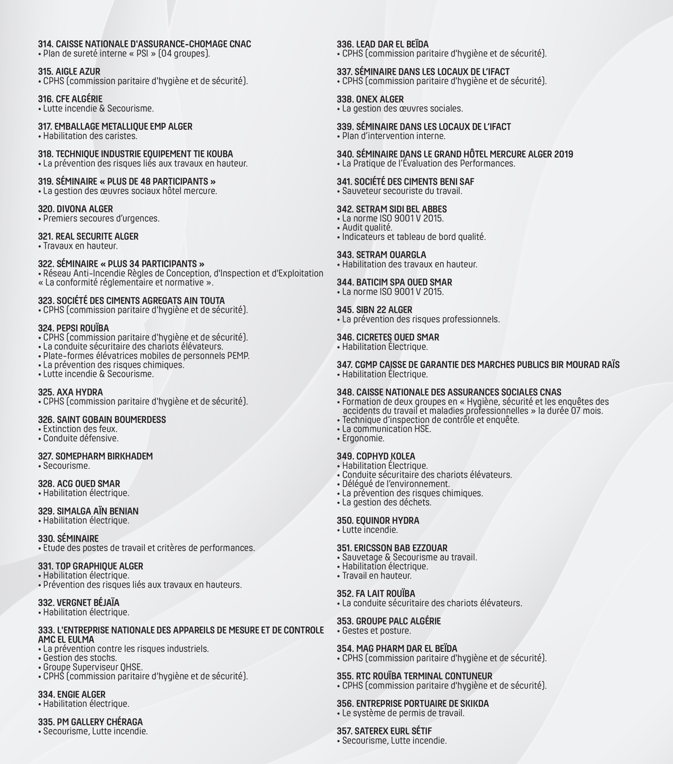 IFACT - Formations Études et Accompagnement QHSE HSE & GRH