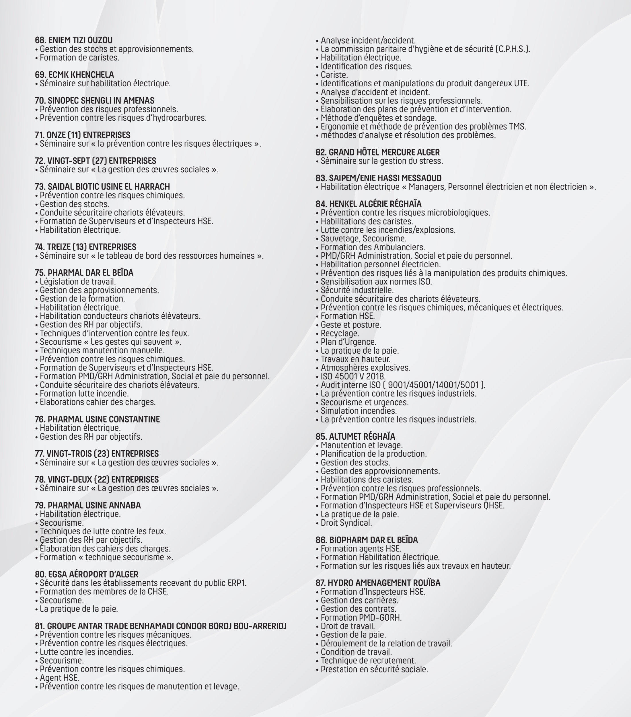 IFACT - Formations Études et Accompagnement QHSE HSE & GRH