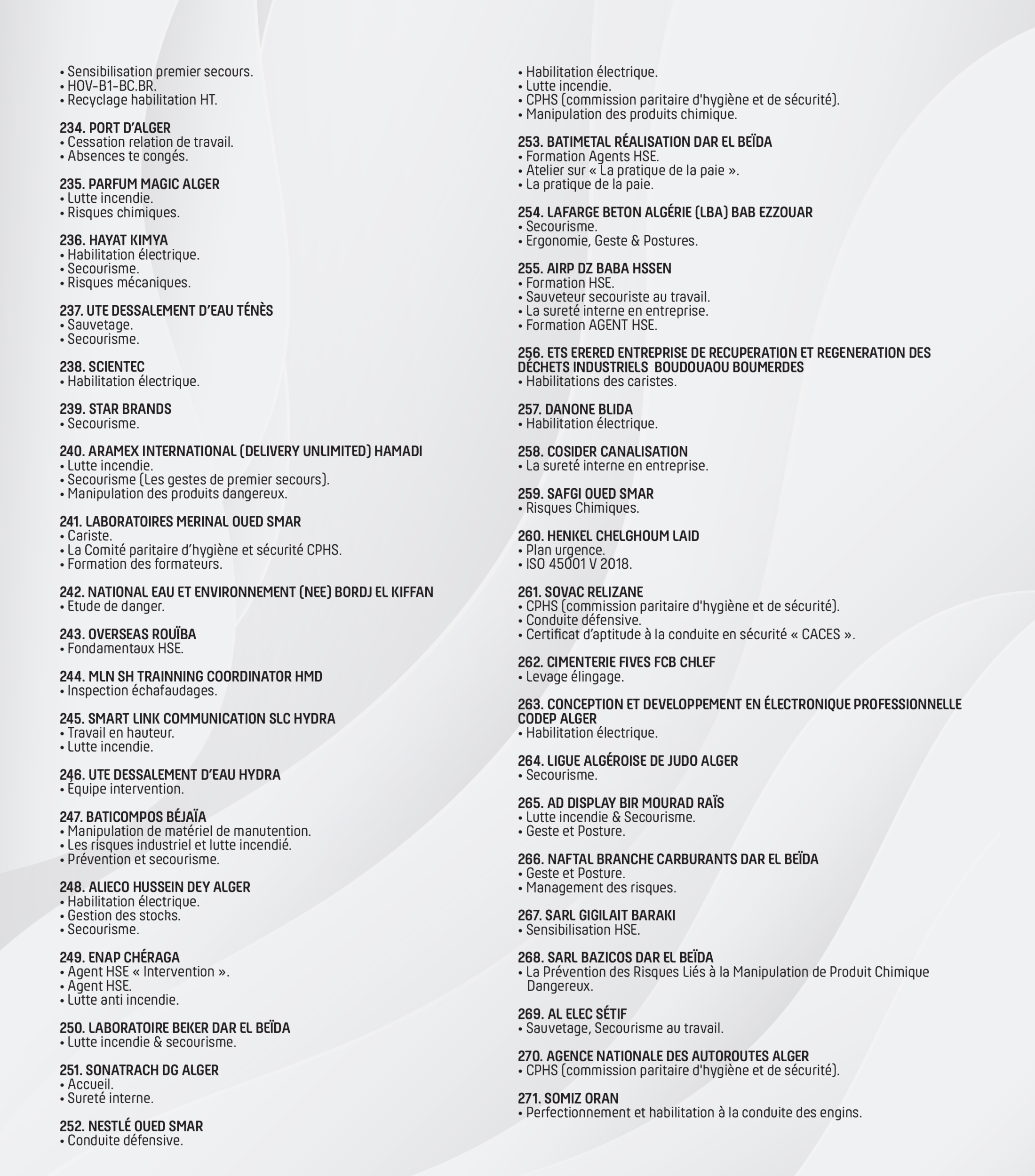 IFACT - Formations Études et Accompagnement QHSE HSE & GRH
