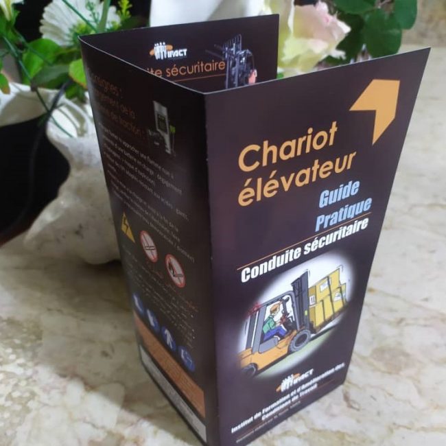 Ifact dépliant chariot élévateur