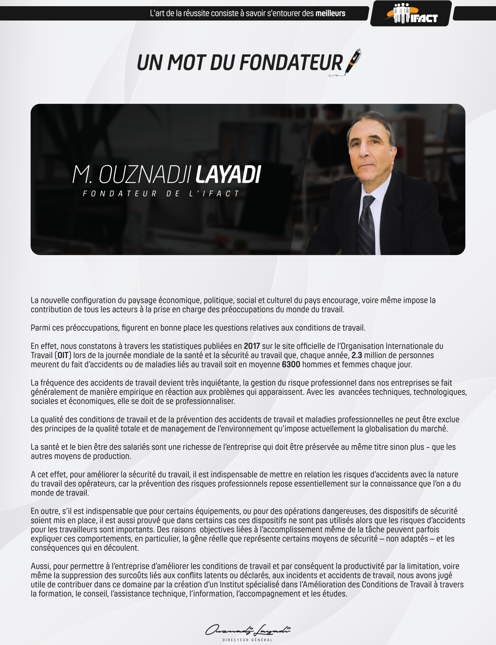 IFACT - Formations Études et Accompagnement QHSE HSE & GRH